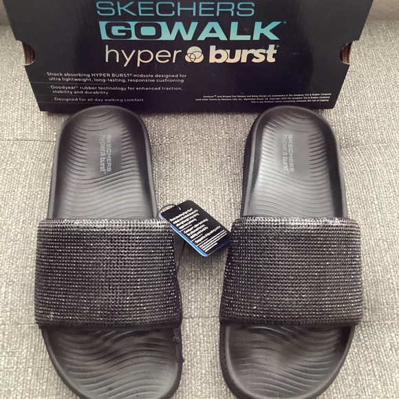 Skechers Shoes - Skechers Women's Hyper Slide - Radiant Slide Sandals, size 8